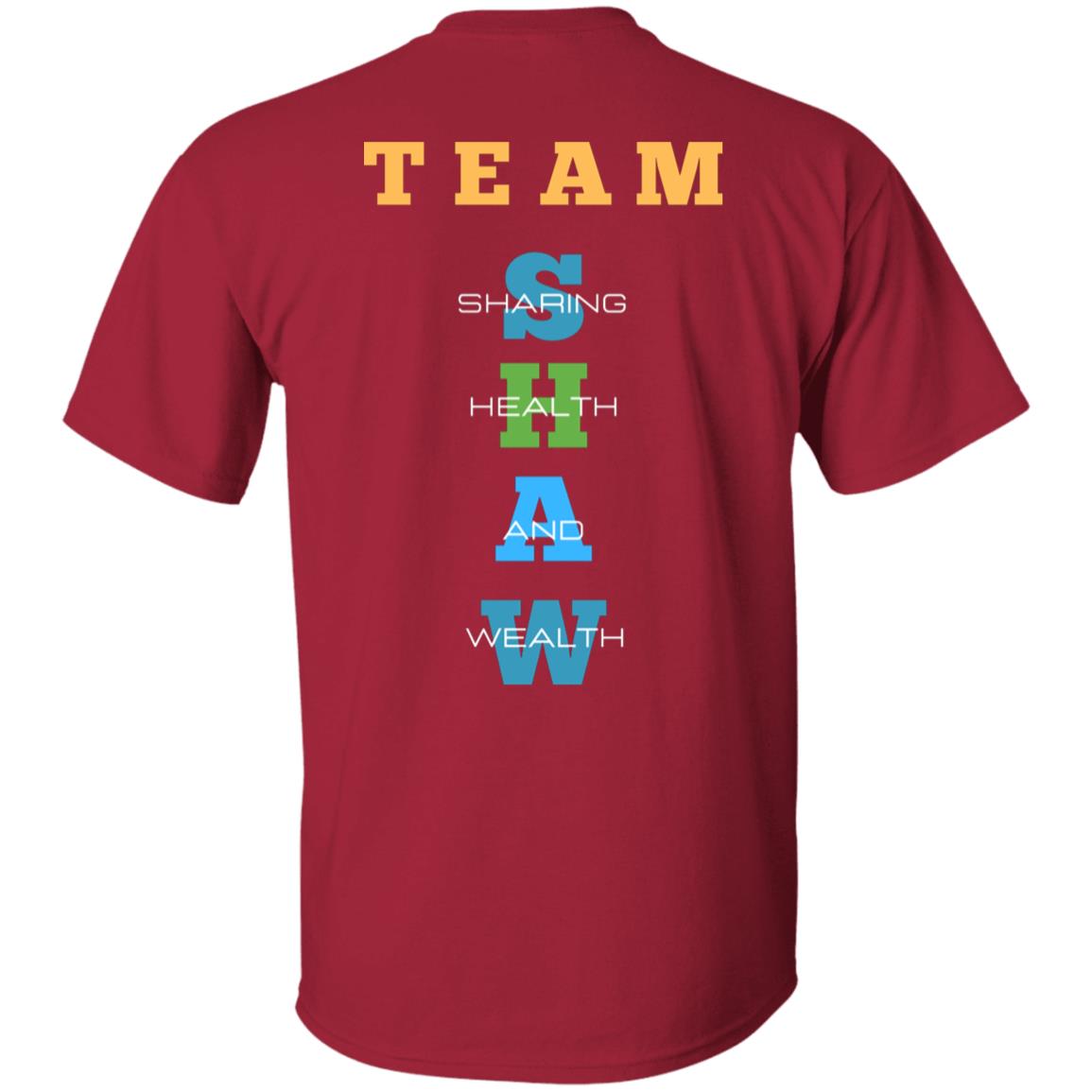 Free Sample Team Shaw on back (Front and back graphic)